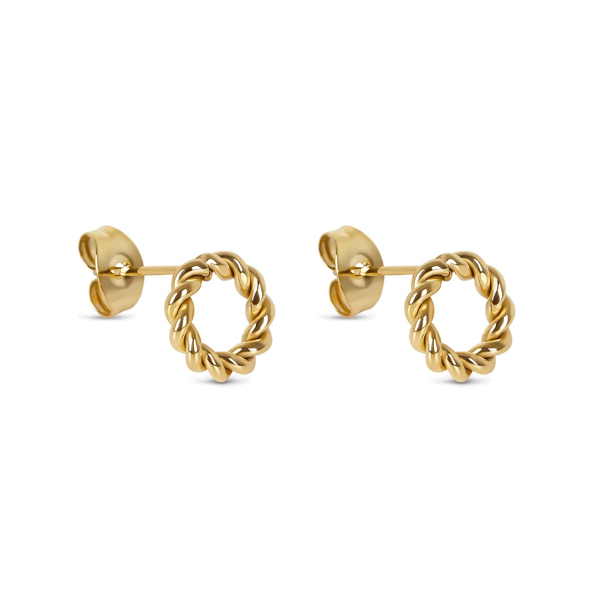 Twist Earrings 18K Gold Plated