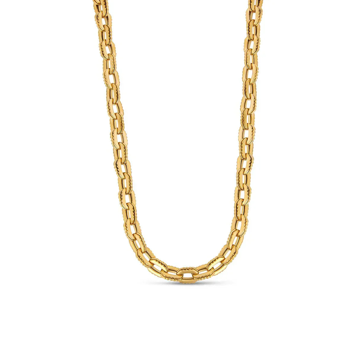 Chunky Link Necklace 18K Gold Plated