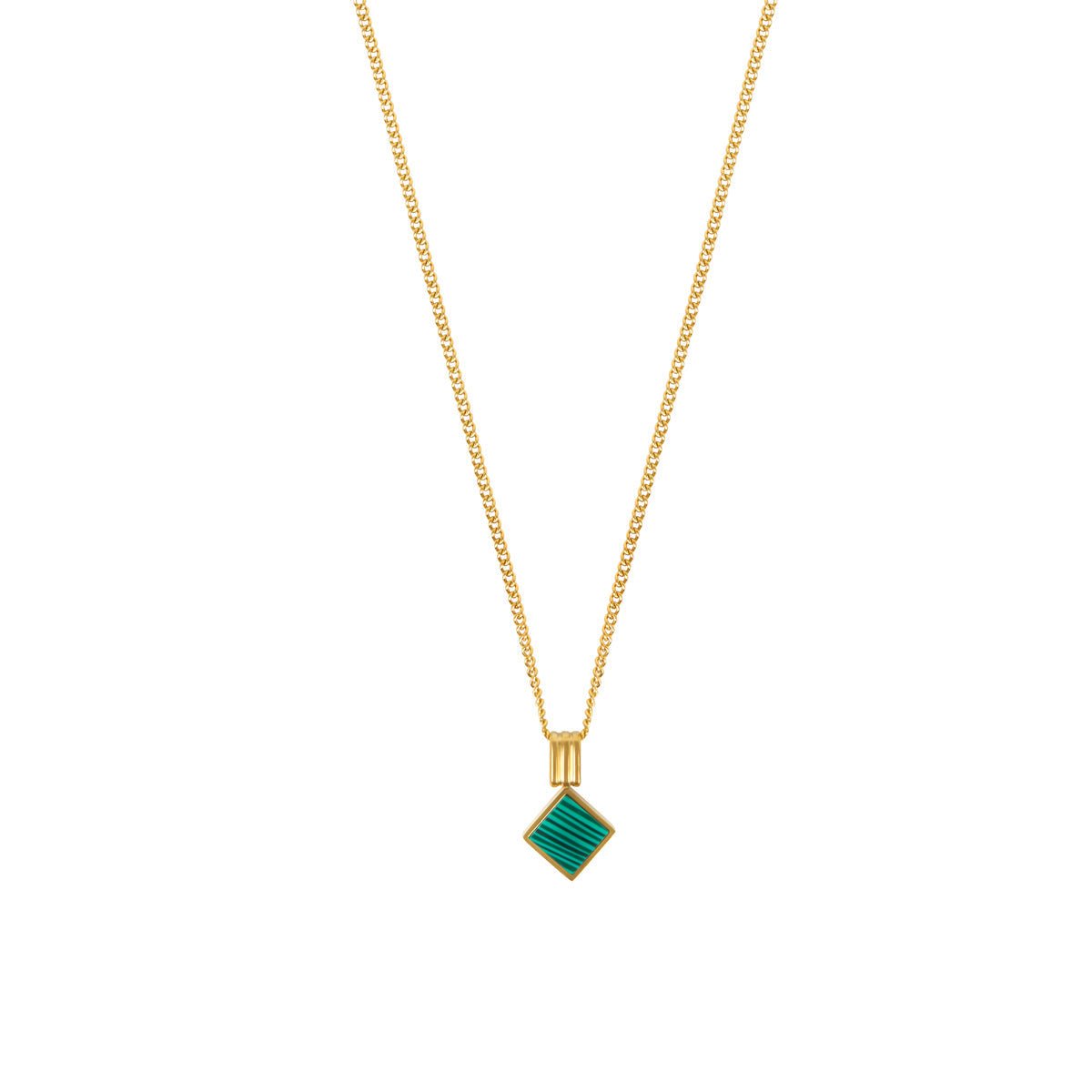 Geometric Minimal Necklace 18K Gold Plated