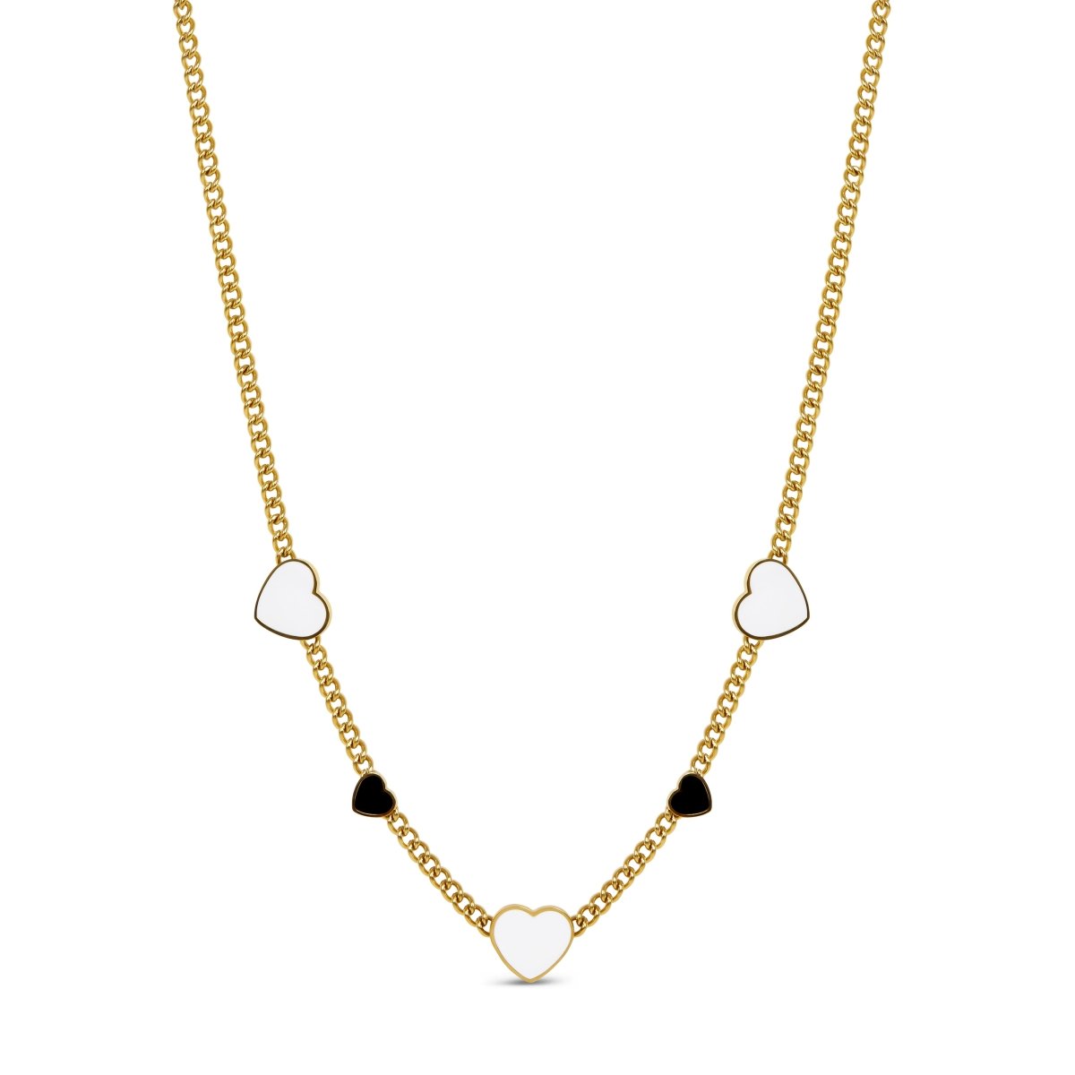 Love Glow Monochrome Necklace 18K Gold Plated