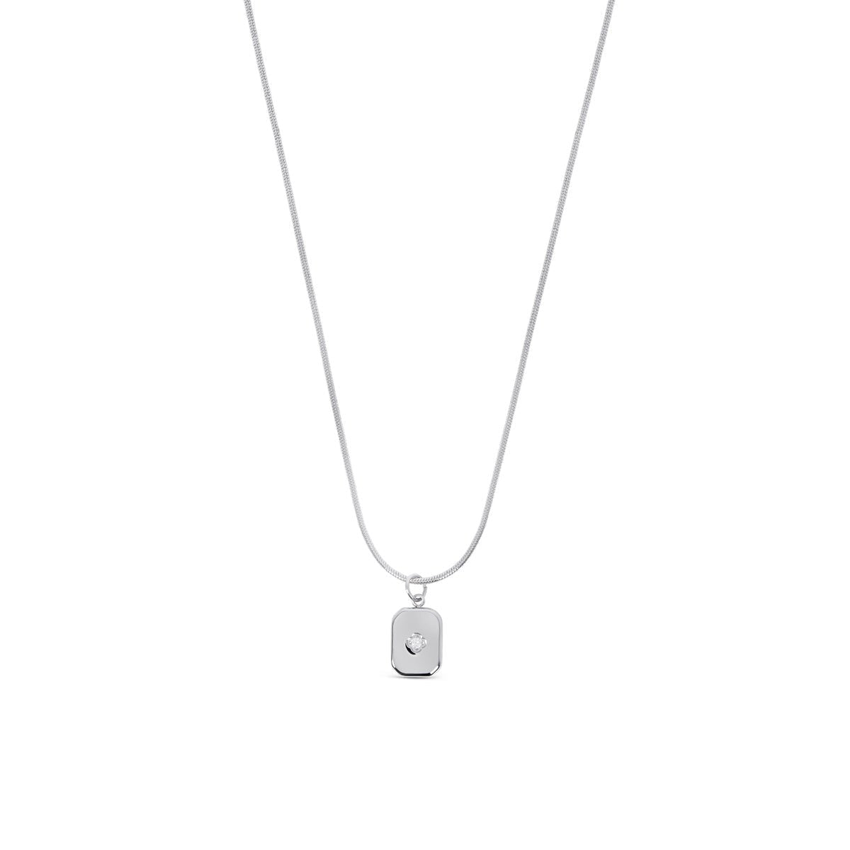 Shine Pendant Necklace – Silver