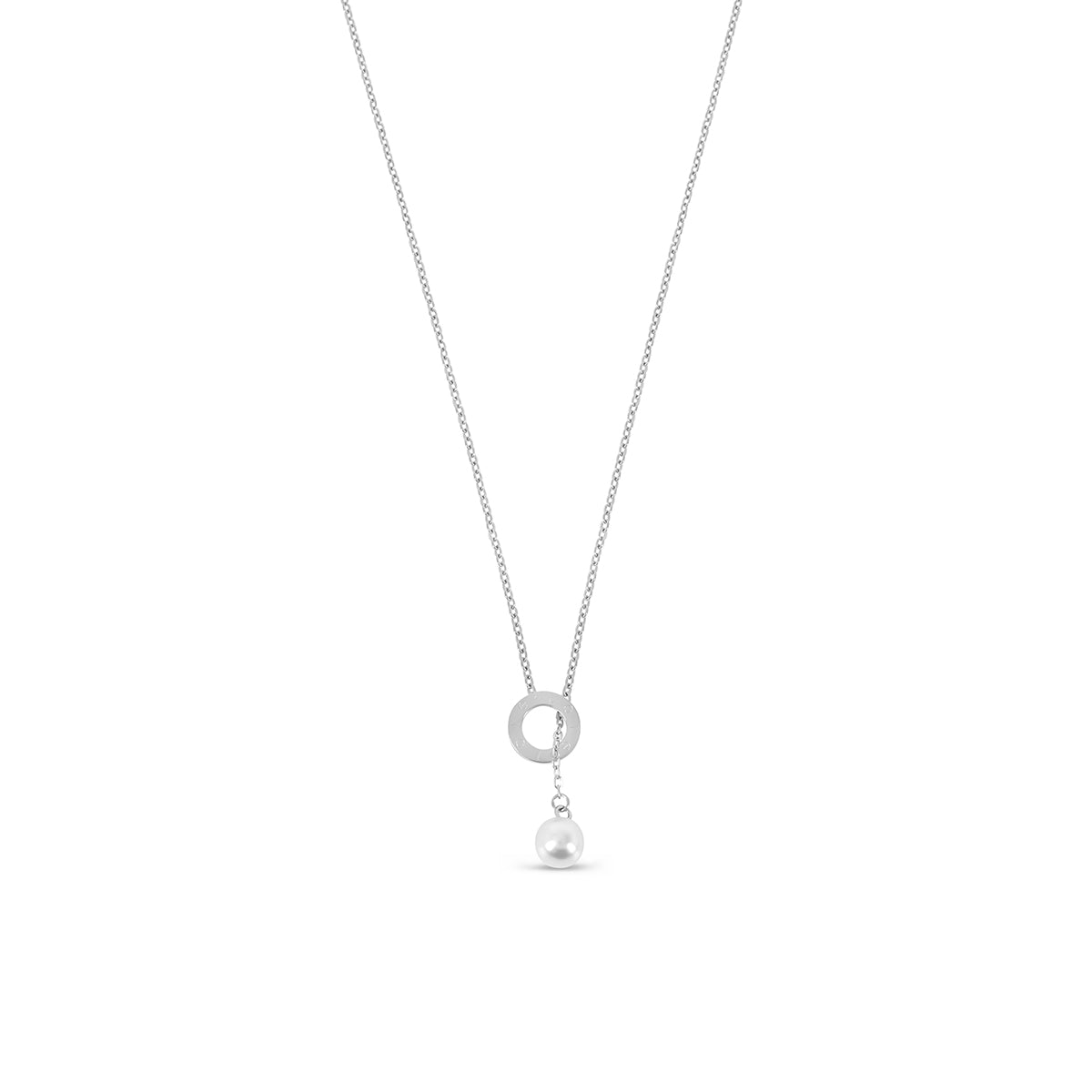 Sicilia Pearl Necklace – Silver