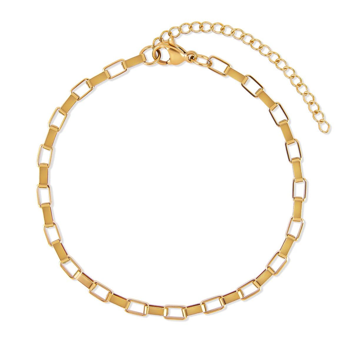 Elegance Bracelet Set & Knot Bangle 18K Gold Plated