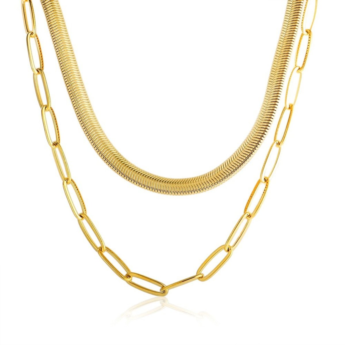 Antonela Necklace Set 18K Gold Plated
