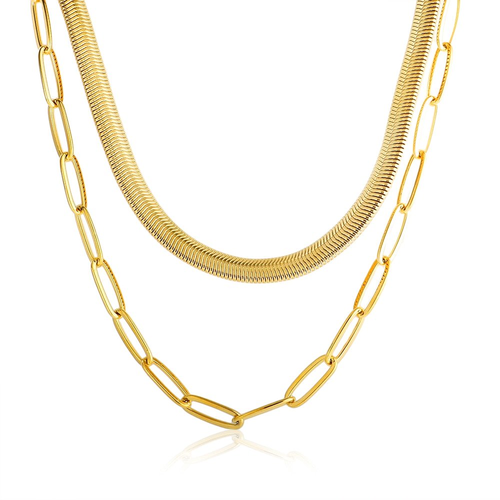 Antonela Necklace Set 18K Gold Plated