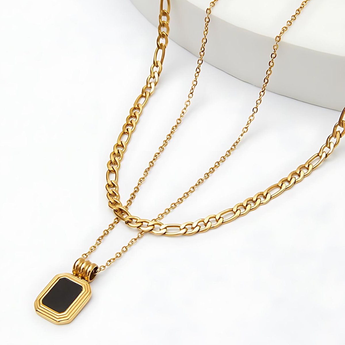 Aurora Necklace Set 18K Gold Plated