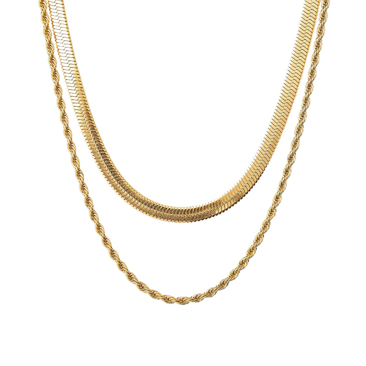 Melina Necklace Set 18K Gold Plated