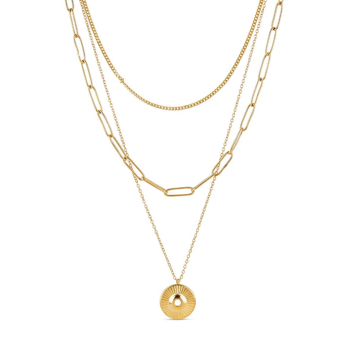 Cleopatra Necklace Set 18K Gold Plated