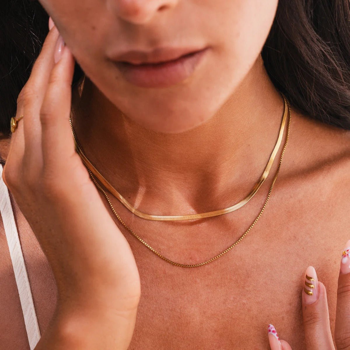 Essentials Necklace Set 18K Gold Plated