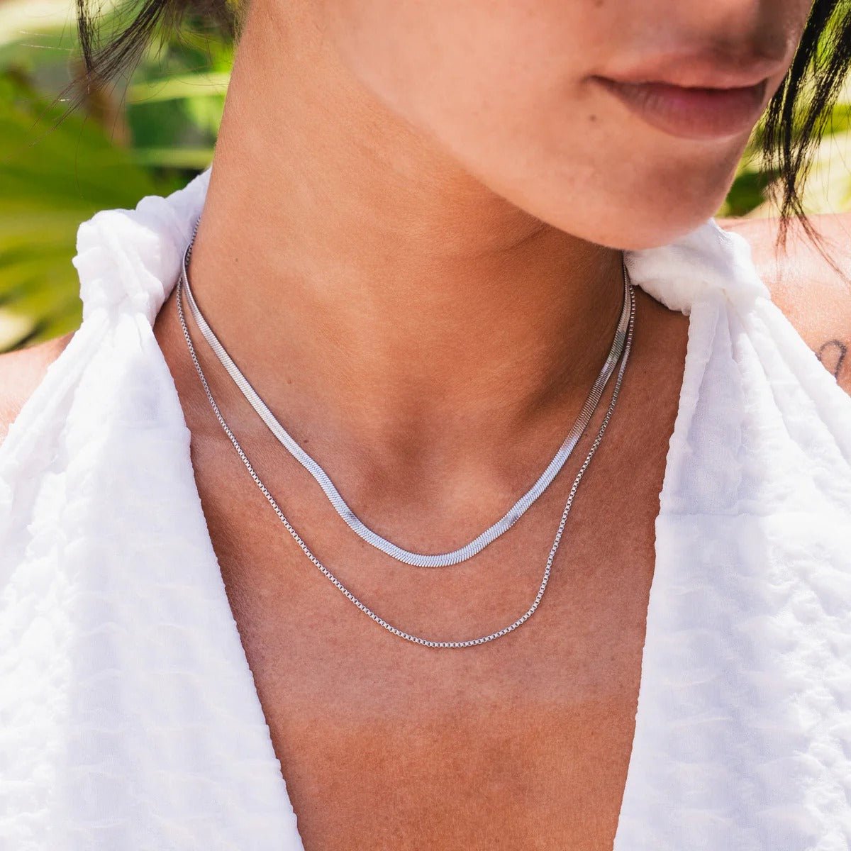 Essentials Necklace Set – Silver