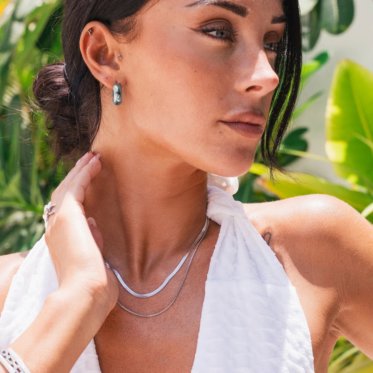 Essentials Necklace Set – Silver