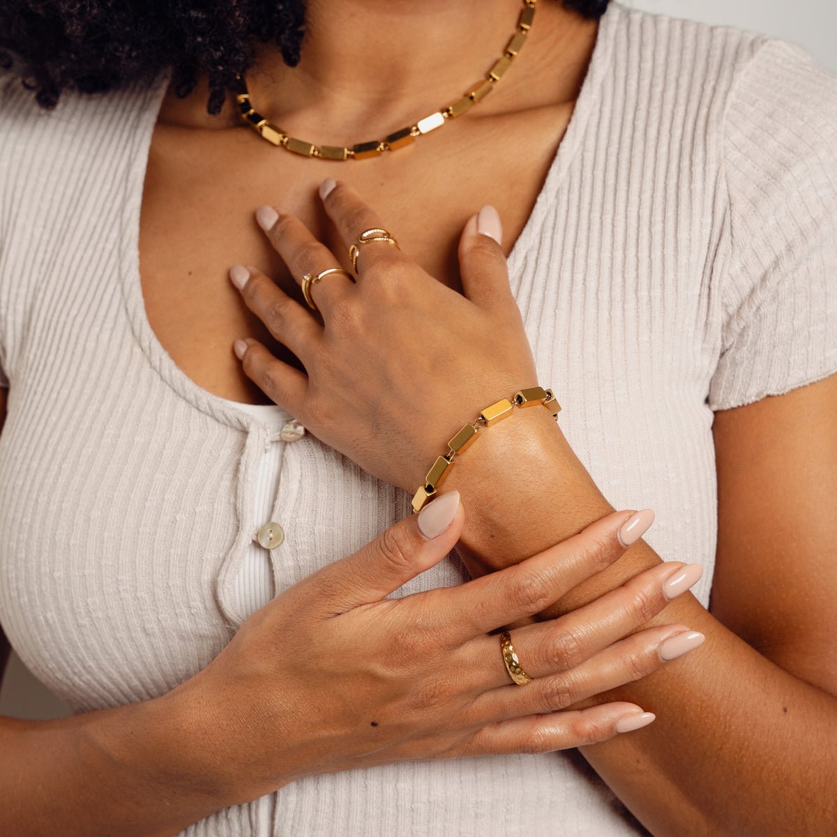 Cora Bracelet 18K Gold Plated