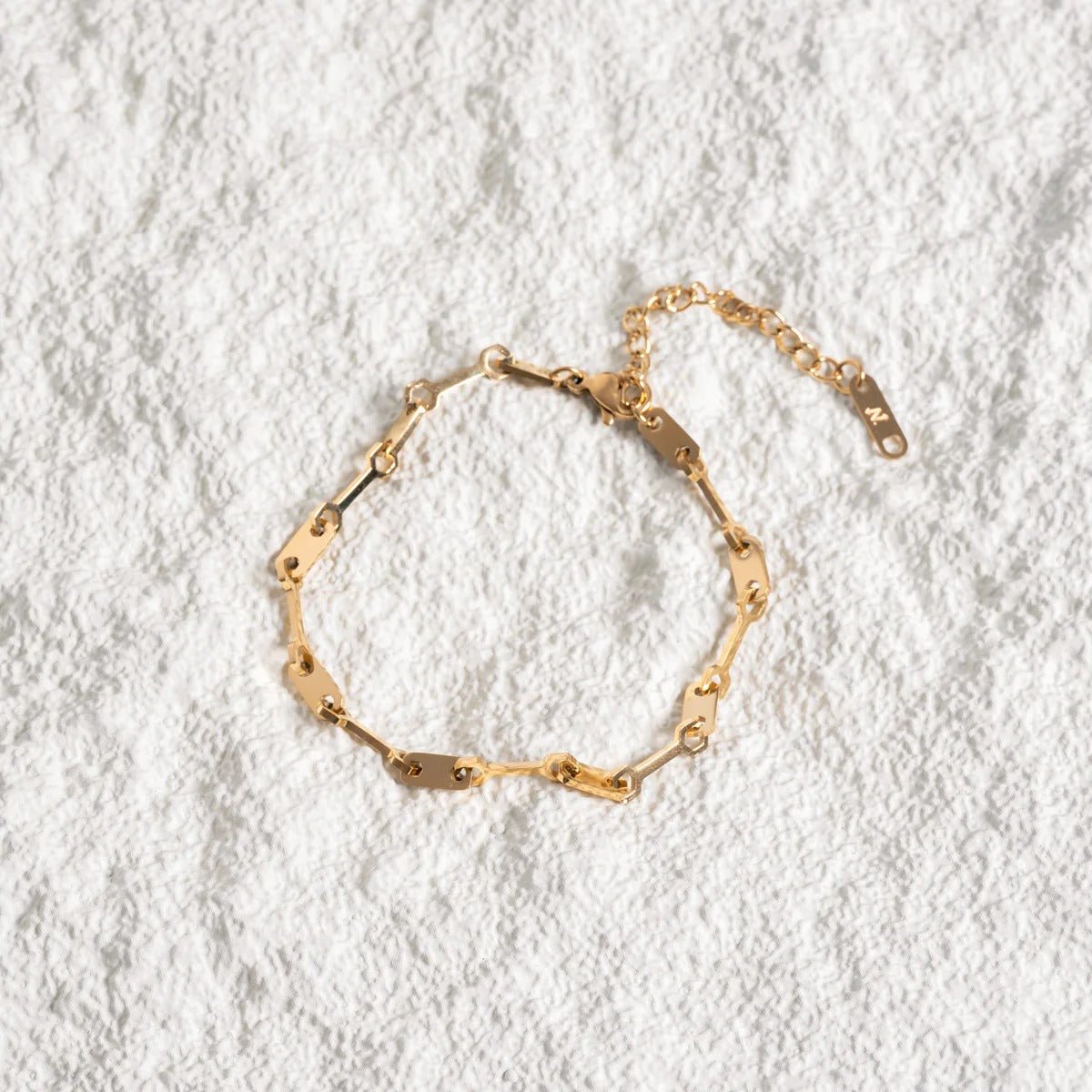 Tablet Link Chain Bracelet 29