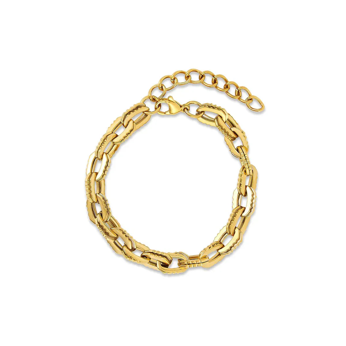 Chunky Link Bracelet 18K Gold Plated