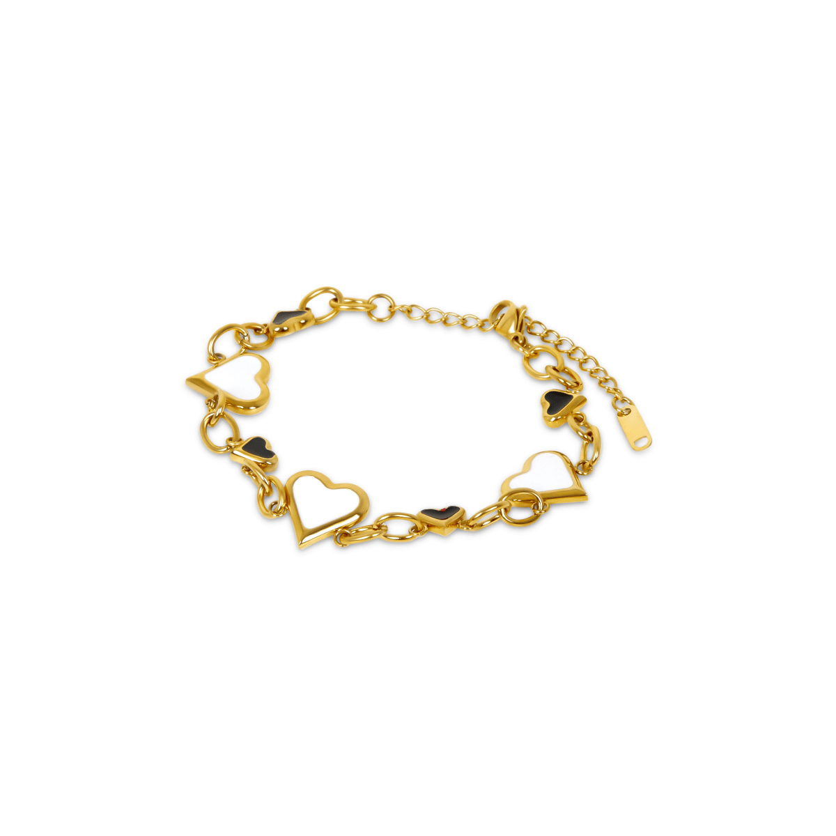 Love Glow Monochrome Bracelet 18K Gold Plated