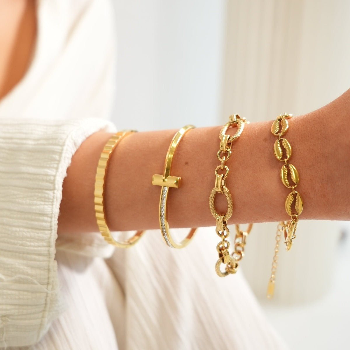 Lux Bracelet 18K Gold Plated