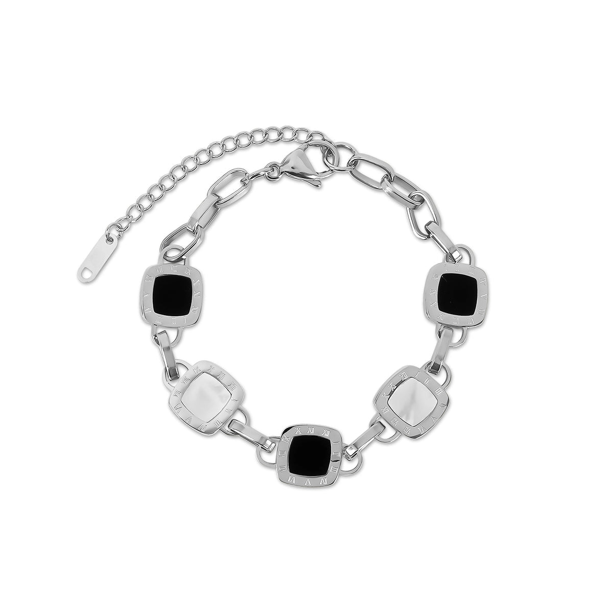 Square Mono Bracelet – Silver
