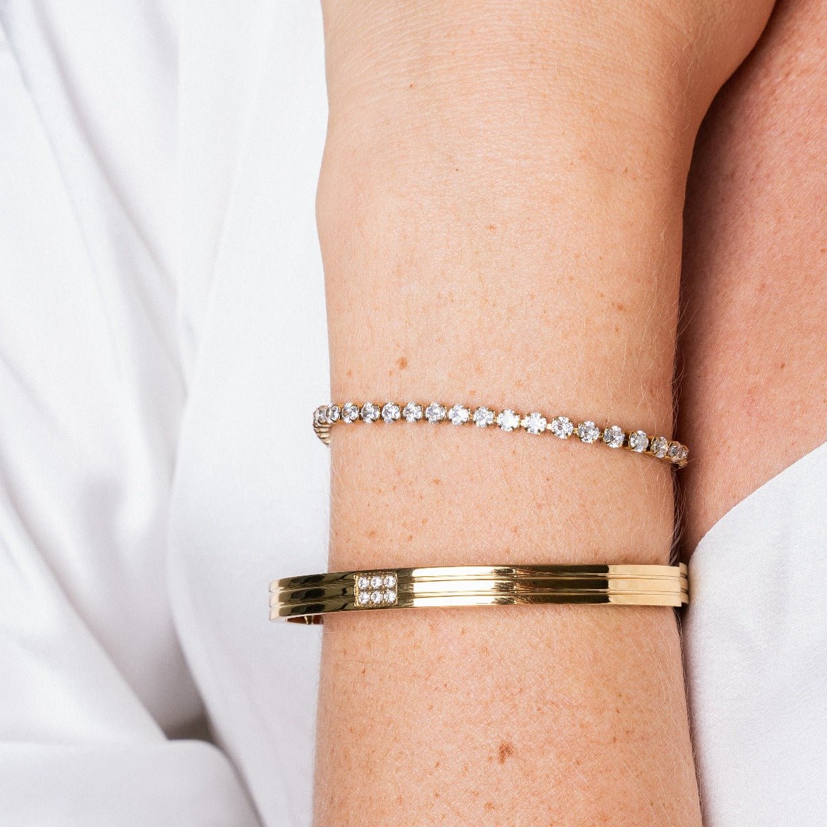 Riviera Puket Adjustable Bracelet 18K Gold Plated