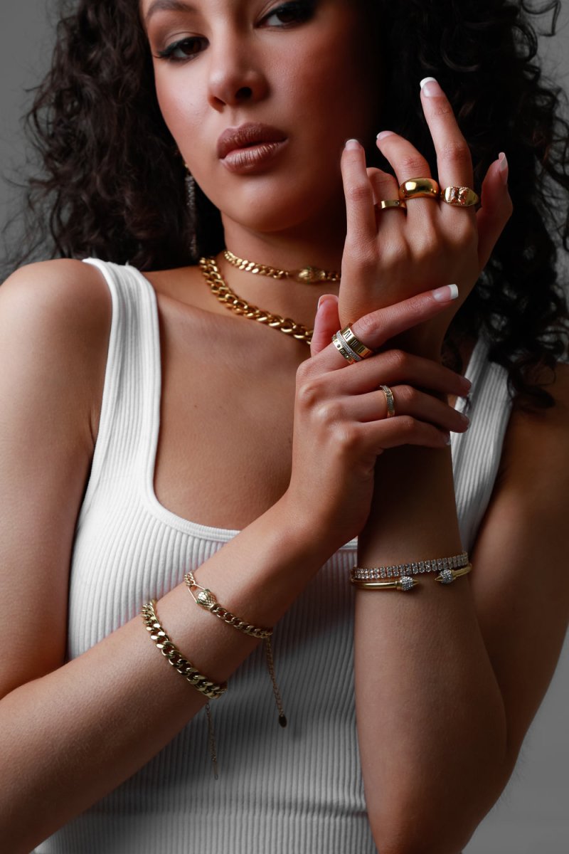 Snake Bracelet 18K Gold Plated