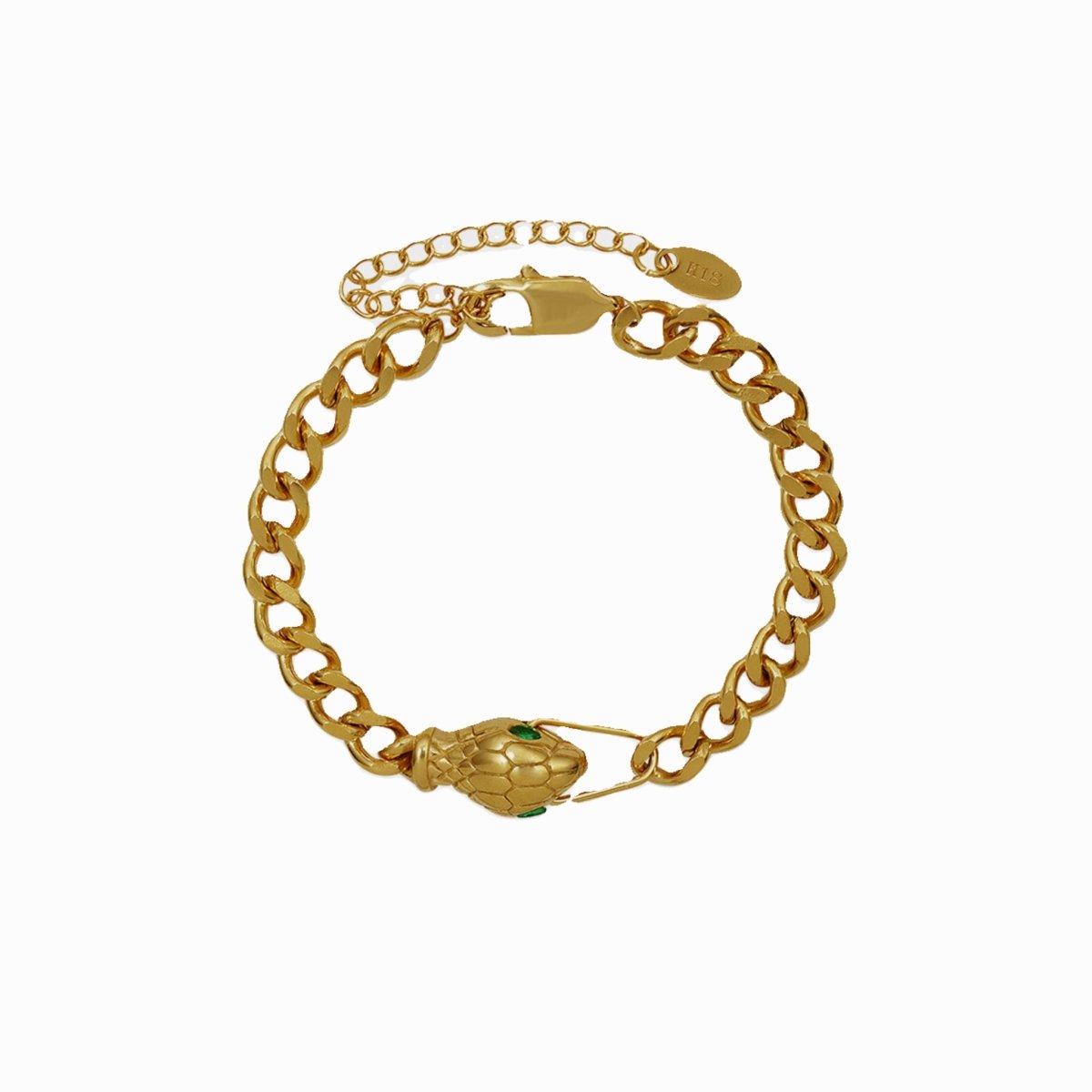 Snake Bracelet 18K Gold Plated
