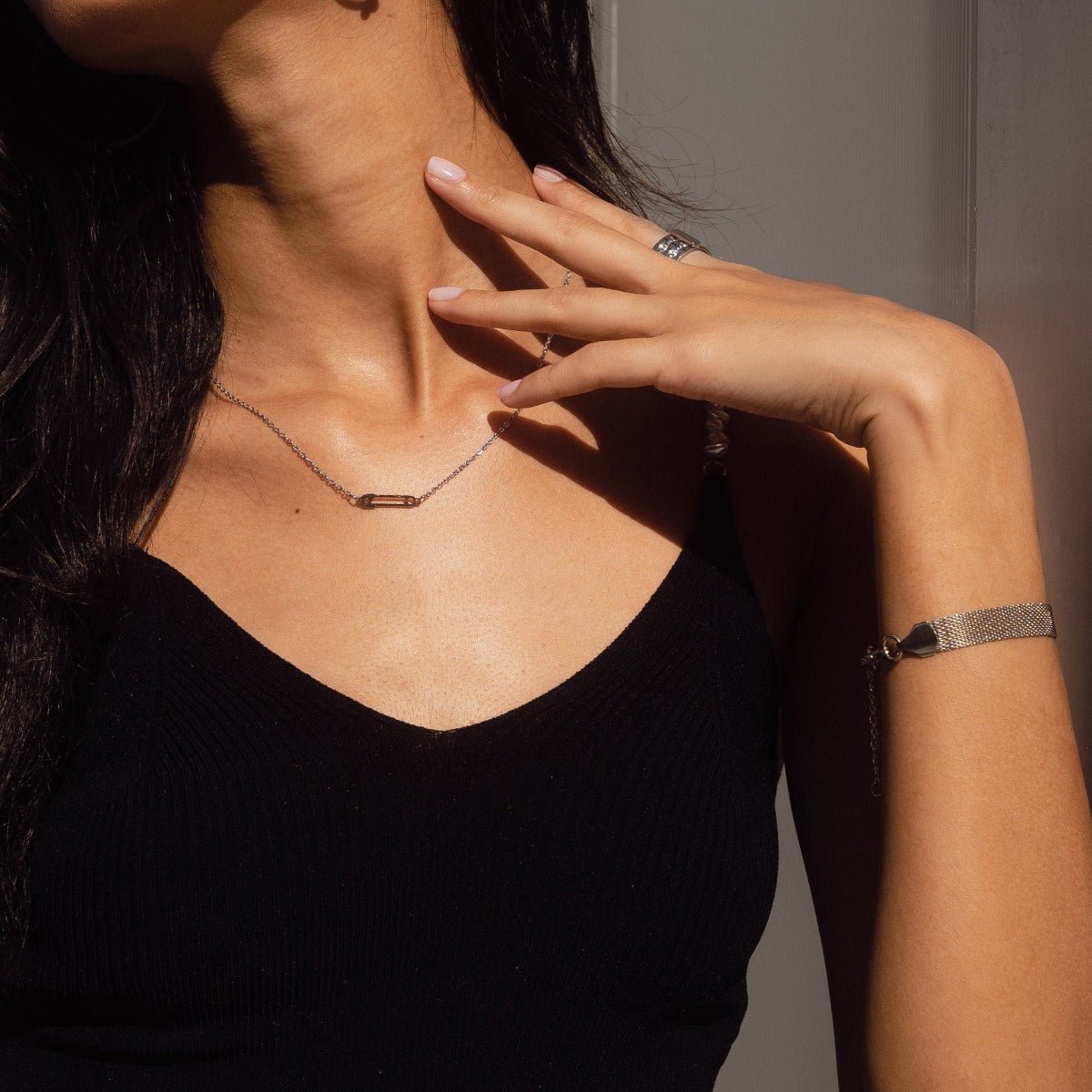 Smooth Weave Bracelet – Silver