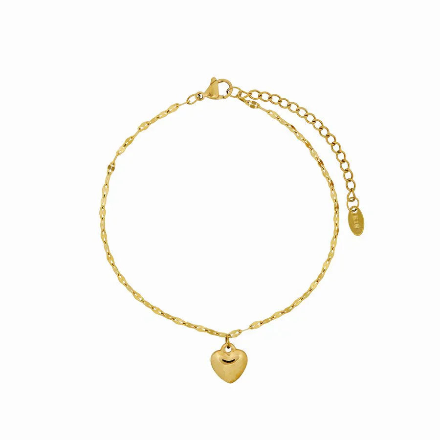 Love Anklet 18K Gold Plated