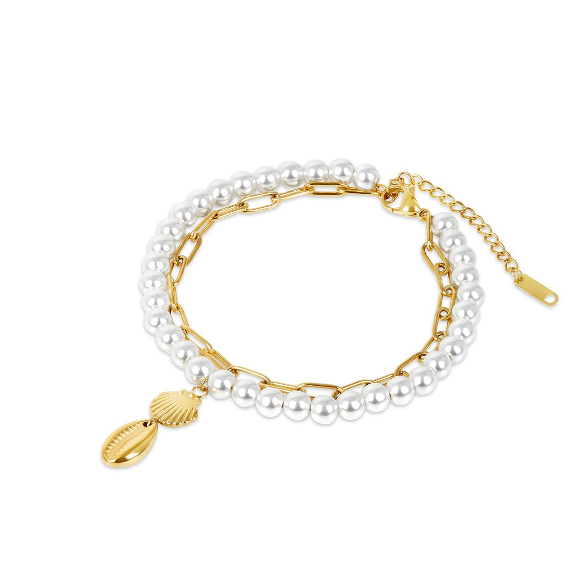 Noronha Pearl Anklet 18K Gold Plated